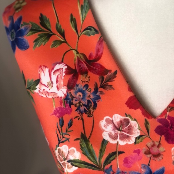 Calvin Klein Floral Scuba Dress - Picture 6 of 8